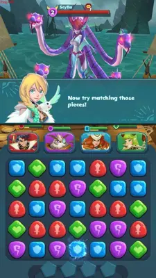 Valiant Tales Puzzle RPG android App screenshot 2