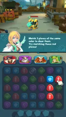 Valiant Tales Puzzle RPG android App screenshot 7